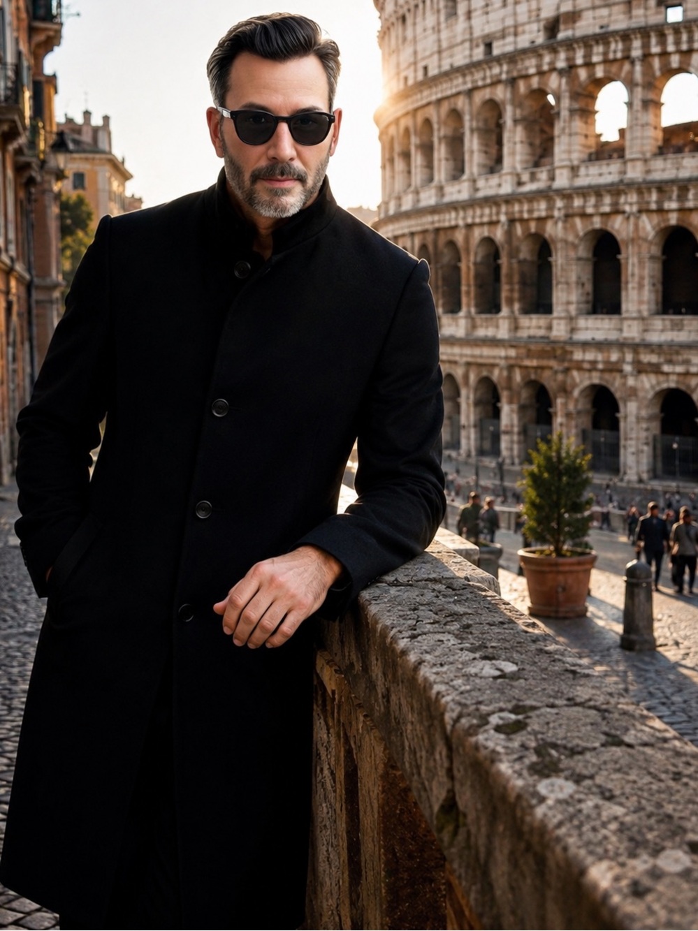 Armani Collezioni vintage overcoat - striking - in excellent condition